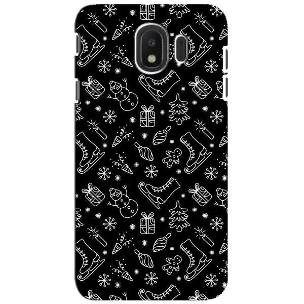 Чехол с принтом «Новогодний фон» для Samsung Galaxy J4 2018 (SM-J400F) Чехол с принтом «Новогодний фон» для Samsung Galaxy J4 2018 (SM-J400F)