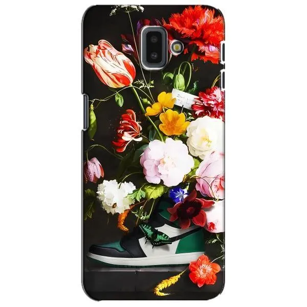 Чехол с принтом «Nike цветы» для Samsung Galaxy J6 Plus 2018 (J610) Чехол с принтом «Nike цветы» для Samsung Galaxy J6 Plus 2018 (J610)