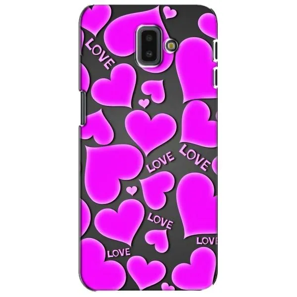 Чехол с принтом «Pink hearts» для Samsung Galaxy J6 Plus 2018 (J610) Чехол с принтом «Pink hearts» для Samsung Galaxy J6 Plus 2018 (J610)