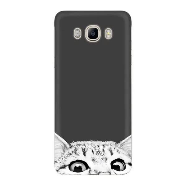Чехол с принтом «Выглядывает кот» для Samsung Galaxy J7 2016 (J710, J7108)