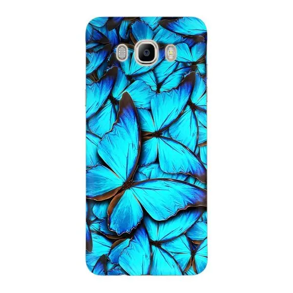 Чехол с принтом «Синие бабочки» для Samsung Galaxy J7 2016 (J710, J7108) Чехол с принтом «Синие бабочки» для Samsung Galaxy J7 2016 (J710, J7108)