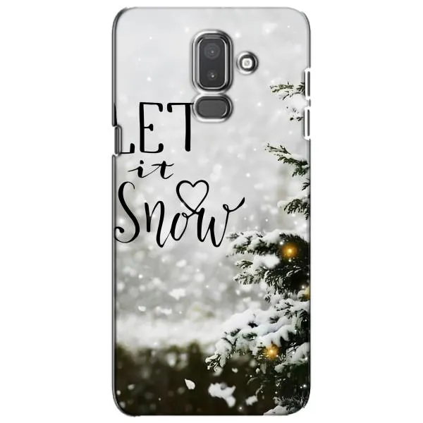 Чехол с принтом «Let it snow» для Samsung Galaxy J8 2018 (J810)