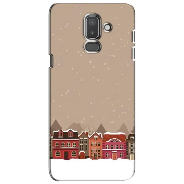 Чехол с принтом «Зимний город» для Samsung Galaxy J8 2018 (J810)