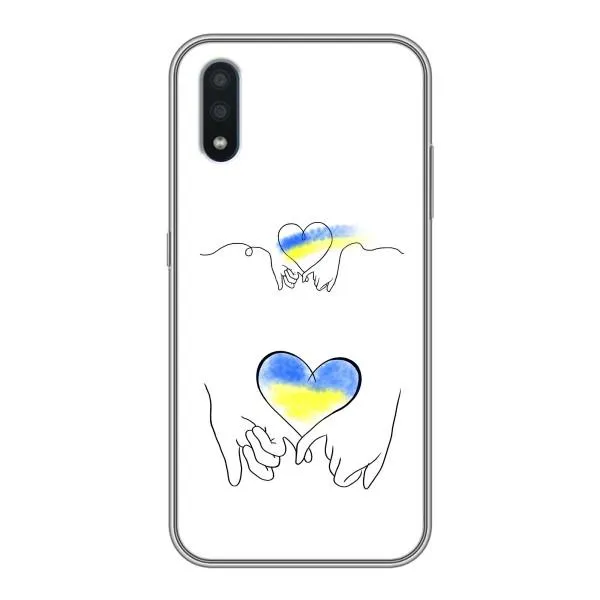 Чехол с принтом «Мир Украине» для Samsung Galaxy M01 (M015)