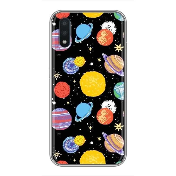 Чехол с принтом «Рисованные планеты» для Samsung Galaxy M01 (M015) Чехол с принтом «Рисованные планеты» для Samsung Galaxy M01 (M015)