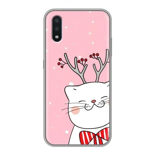 Чохол з принтом «Зимовий кіт» для Samsung Galaxy M01 (M015)