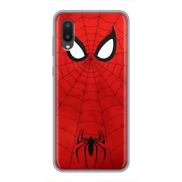 Чехол с принтом «Паук (Марвел)» для Samsung Galaxy M02 (M022)