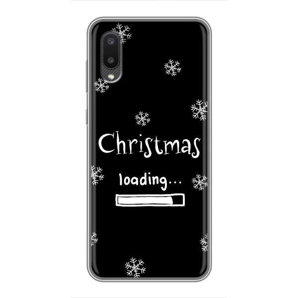 Чехол с принтом «Christmas loading» для Samsung Galaxy M02 (M022) Чехол с принтом «Christmas loading» для Samsung Galaxy M02 (M022)