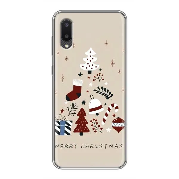 Чехол с принтом «Merry Christmas» для Samsung Galaxy M02 (M022) Чехол с принтом «Merry Christmas» для Samsung Galaxy M02 (M022)