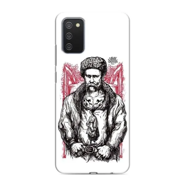 Чохол з принтом «Козак Шевченко» для Samsung Galaxy M02s Чохол з принтом «Козак Шевченко» для Samsung Galaxy M02s