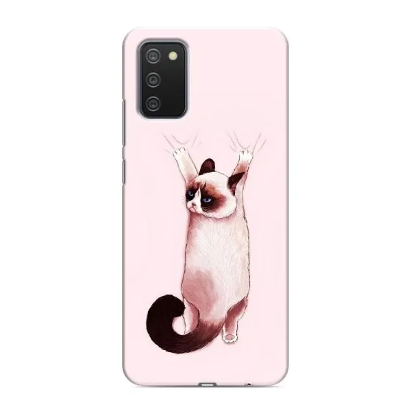 Чехол с принтом «Котик падает» для Samsung Galaxy M02s Чехол с принтом «Котик падает» для Samsung Galaxy M02s