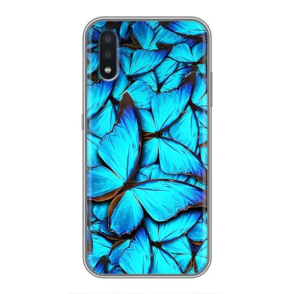 Чехол с принтом «Синие бабочки» для Samsung Galaxy M10 (M105) Чехол с принтом «Синие бабочки» для Samsung Galaxy M10 (M105)