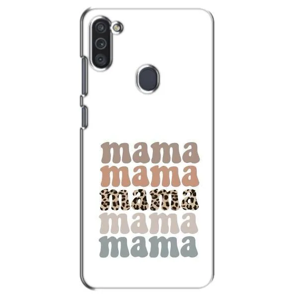 Чехол с принтом «Текстовый коллаж мама» для Samsung Galaxy M11