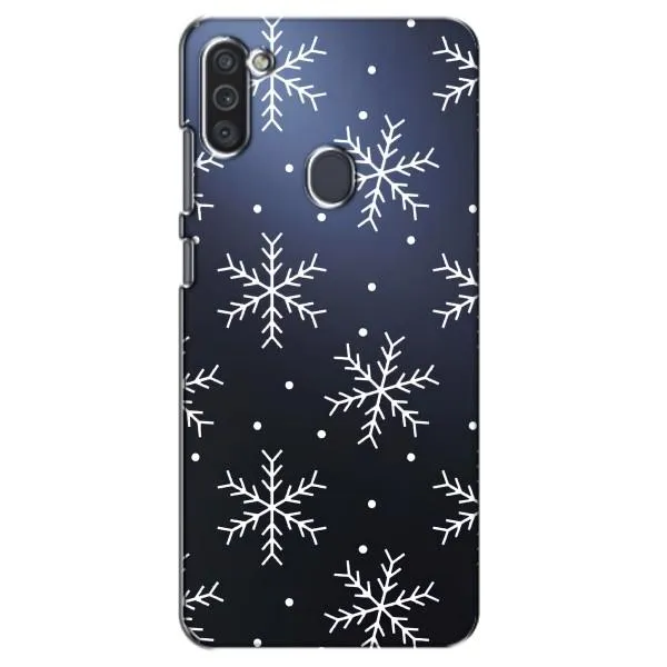 Чехол с принтом «Белые снежинки» для Samsung Galaxy M11 Чехол с принтом «Белые снежинки» для Samsung Galaxy M11