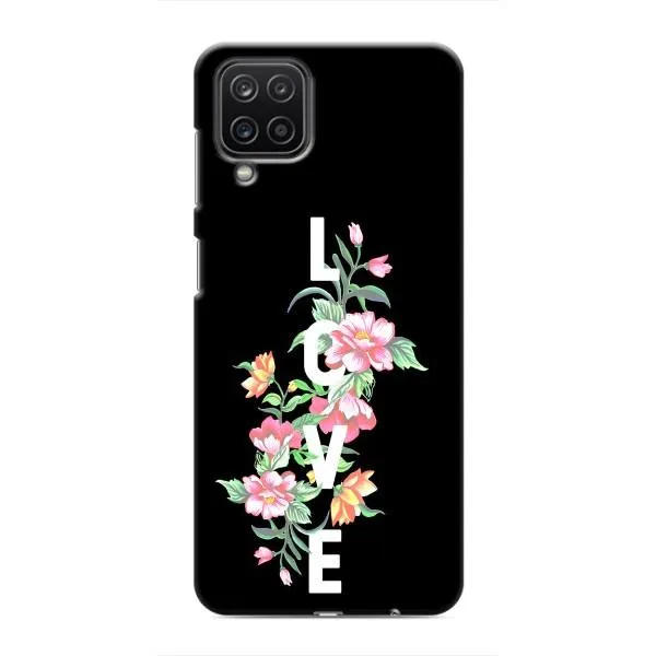 Чехол с принтом «Цветы LOVE» для Samsung Galaxy M12 Чехол с принтом «Цветы LOVE» для Samsung Galaxy M12