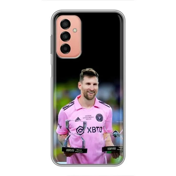 Чехол с принтом «Кубки Месси» для Samsung Galaxy M13