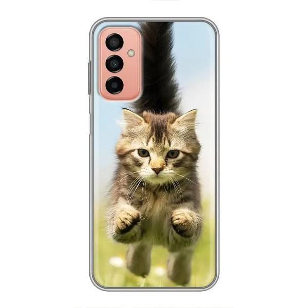 Чехол с принтом «Прыжок кота» для Samsung Galaxy M13 Чехол с принтом «Прыжок кота» для Samsung Galaxy M13