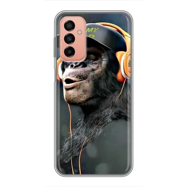Чехол с принтом «В наушниках» для Samsung Galaxy M13