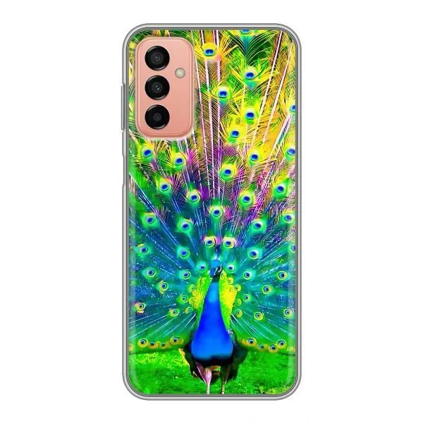 Чехол с принтом «Яркий Павлин» для Samsung Galaxy M13 Чехол с принтом «Яркий Павлин» для Samsung Galaxy M13