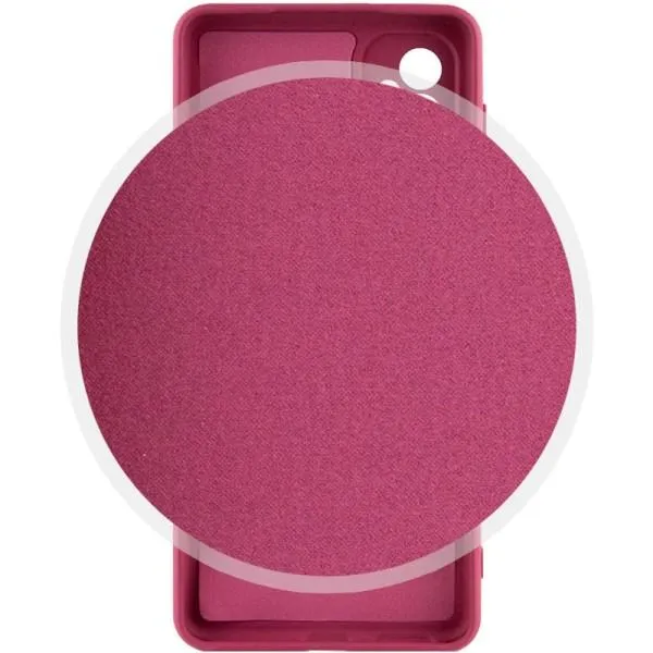 Чехол Silicone Cover Lakshmi Full Camera (A) для Samsung Galaxy M14 5G — Бордовый — фото 3