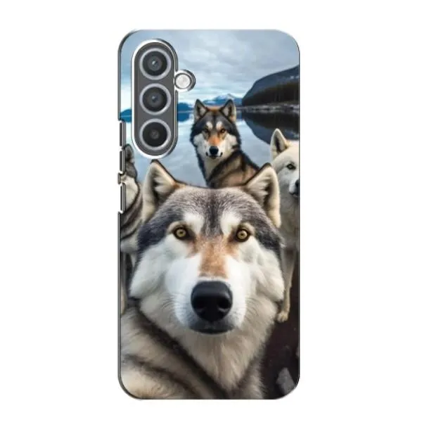 Чохол з принтом «Селфі Хаскі» для Samsung Galaxy M14 5g (M146)