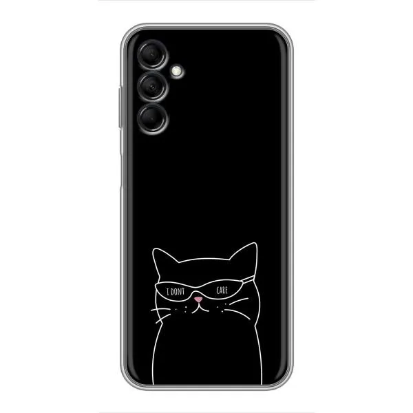 Чехол с принтом «Равнодушный кот» для Samsung Galaxy M14 5g (M146)