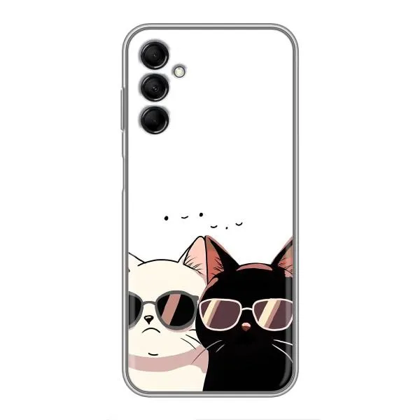Чехол с принтом «Коты в очках» для Samsung Galaxy M14 5g (M146)
