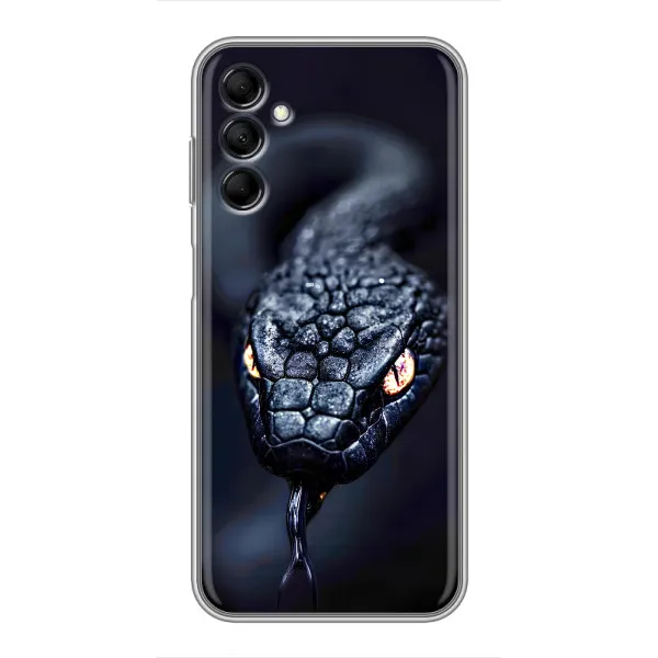 Чехол с принтом «Черная змея» для Samsung Galaxy M14 5g (M146)