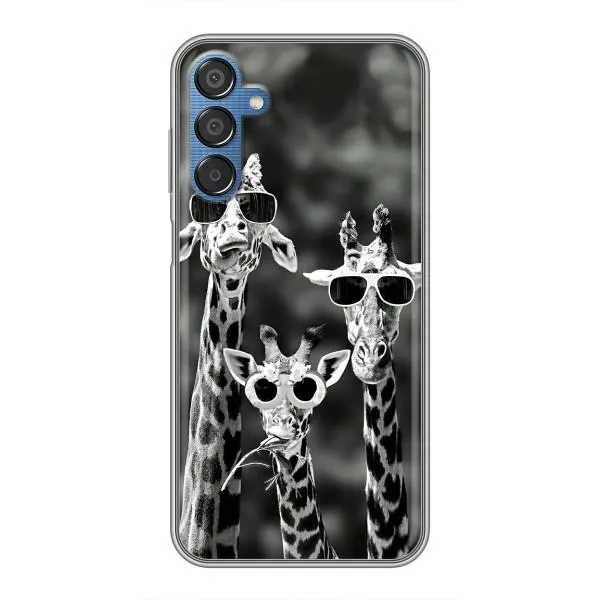 Чехол с принтом «Жирафы в очках» для Samsung Galaxy M15 (M156) Чехол с принтом «Жирафы в очках» для Samsung Galaxy M15 (M156)