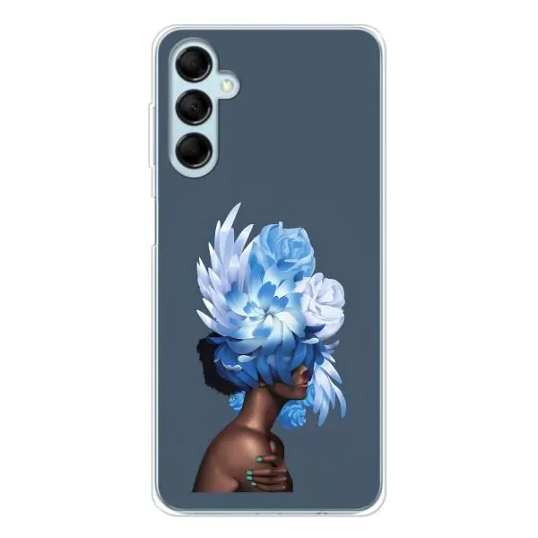 Чехол с принтом «Цветы на голове» для Samsung Galaxy M16