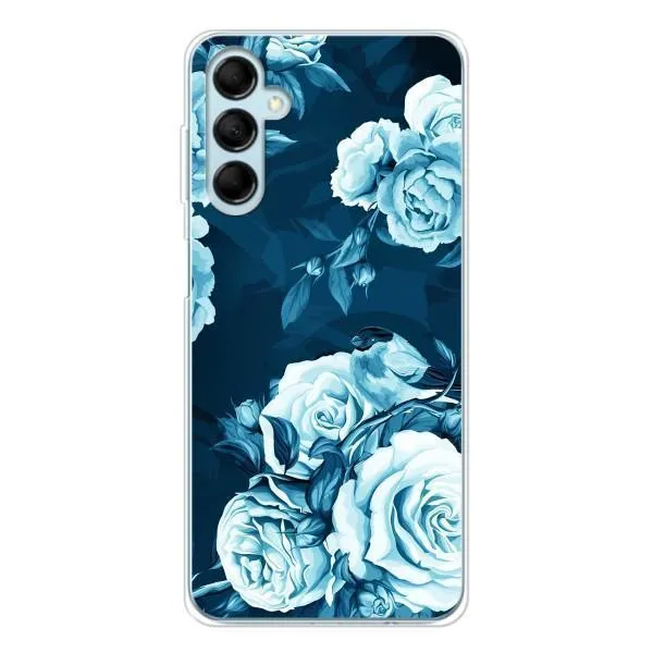 Чехол с принтом «Голубые Бутоны» для Samsung Galaxy M16