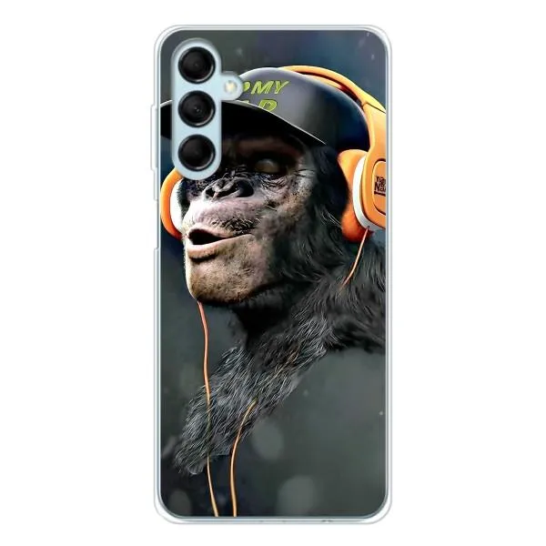 Чехол с принтом «В наушниках» для Samsung Galaxy M16