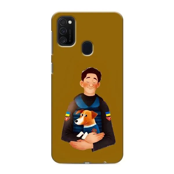 Чехол с принтом «ЗСУ Патрон» для Samsung Galaxy M21 Чехол с принтом «ЗСУ Патрон» для Samsung Galaxy M21