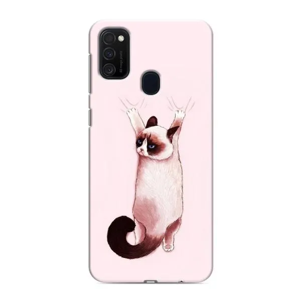 Чехол с принтом «Котик падает» для Samsung Galaxy M21 Чехол с принтом «Котик падает» для Samsung Galaxy M21