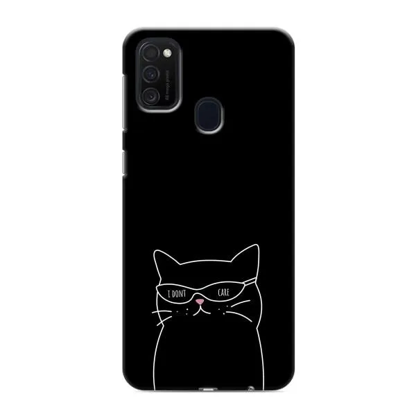 Чехол с принтом «Равнодушный кот» для Samsung Galaxy M21 Чехол с принтом «Равнодушный кот» для Samsung Galaxy M21
