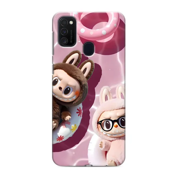 Чехол с принтом «Игрушка Лабубу» для Samsung Galaxy M21
