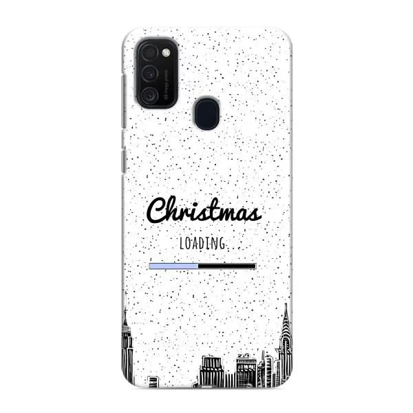 Чехол с принтом «Рождество загружается» для Samsung Galaxy M21 Чехол с принтом «Рождество загружается» для Samsung Galaxy M21