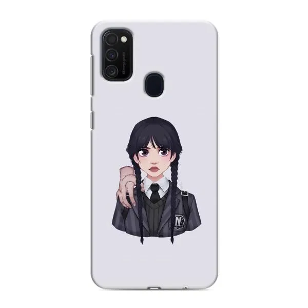 Чехол с принтом «Уэнздей и Вещь» для Samsung Galaxy M21s Чехол с принтом «Уэнздей и Вещь» для Samsung Galaxy M21s