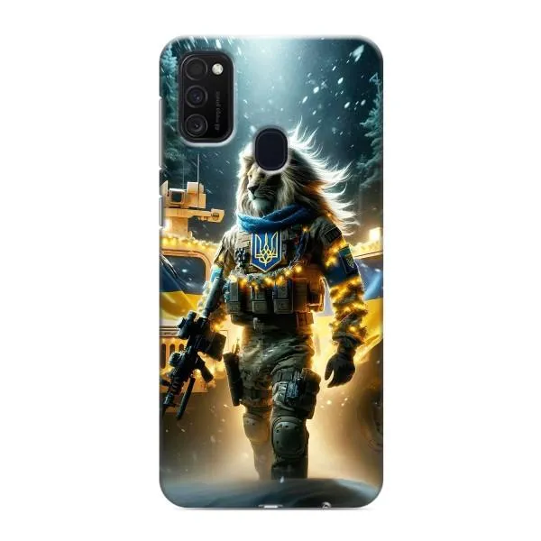 Чехол с принтом «ЛЕВ ЗСУ» для Samsung Galaxy M21s