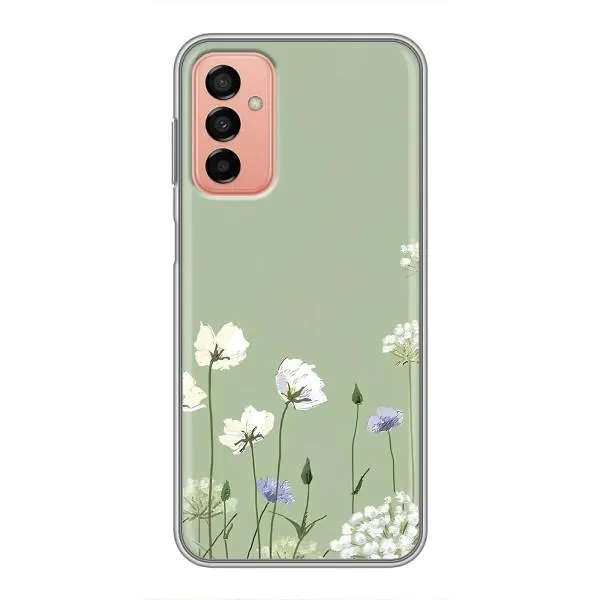 Чехол с принтом «Цветы на зеленом» для Samsung Galaxy M23 (5G)