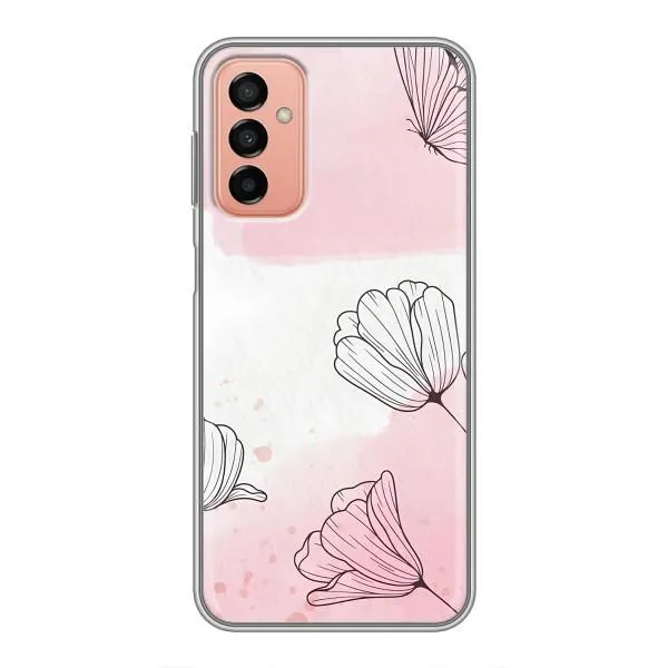 Чехол с принтом «Розовые цветы» для Samsung Galaxy M23 (5G)