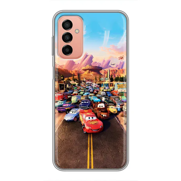Чехол с принтом «Тачки на трассе» для Samsung Galaxy M23 (5G)