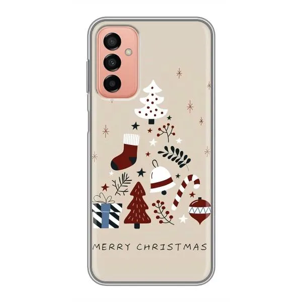 Чехол с принтом «Merry Christmas» для Samsung Galaxy M23 (5G)
