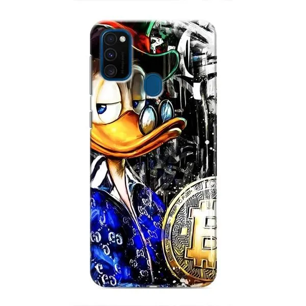 Чехол с принтом «Биткойн Скрудж» для Samsung Galaxy M30s (M307)