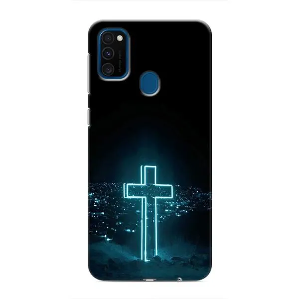 Чехол с принтом «Крест и город» для Samsung Galaxy M30s (M307)