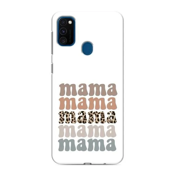 Чехол с принтом «Текстовый коллаж мама» для Samsung Galaxy M31