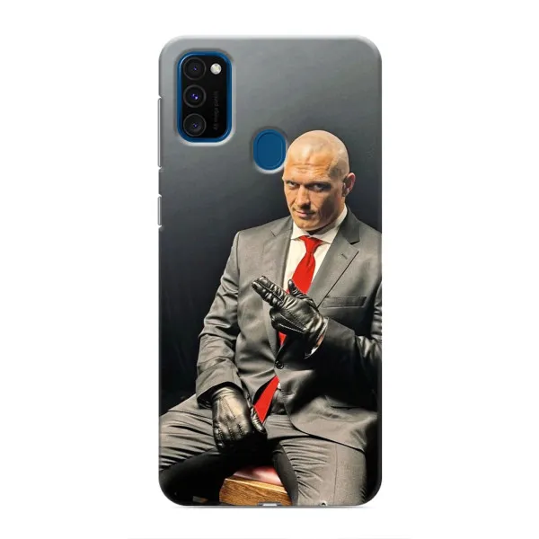 Чехол с принтом «Усик Hitman» для Samsung Galaxy M31