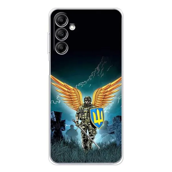 Чехол с принтом «Солдат ЗСУ» для Samsung Galaxy M35 5G