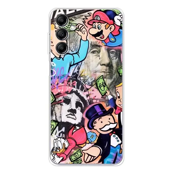 Чехол с принтом «Monopoly man» для Samsung Galaxy M36
