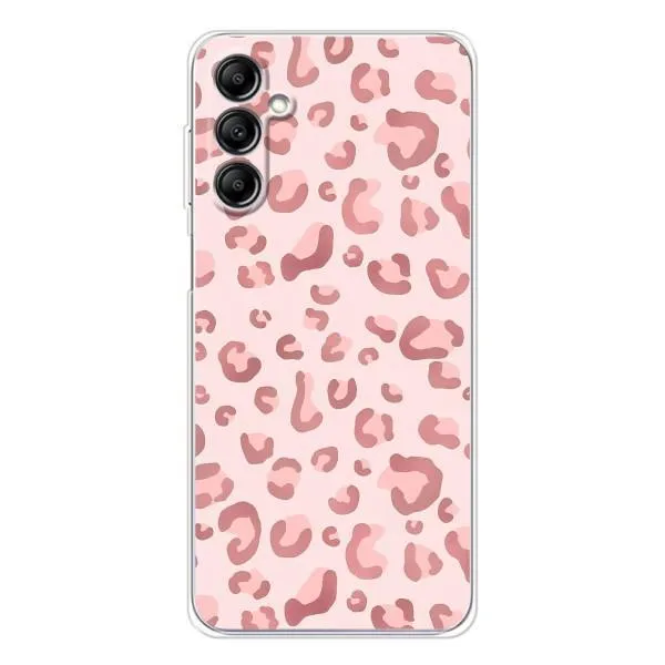 Чехол с принтом «Розовый леопард» для Samsung Galaxy M36